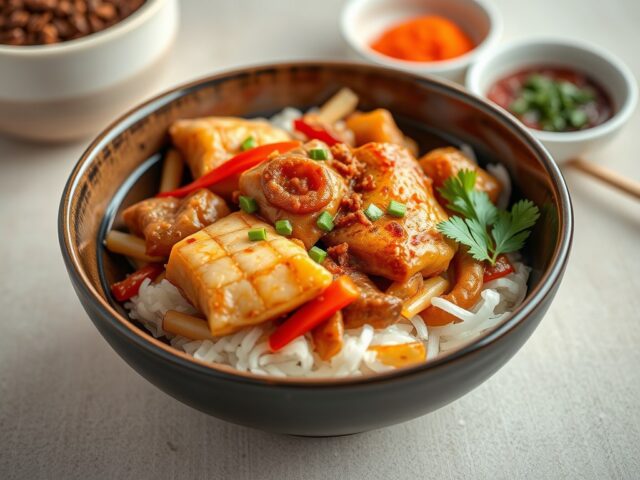 Bumbu Terik Gerechten (Kip,Vlees,Tempe,Tahoe)