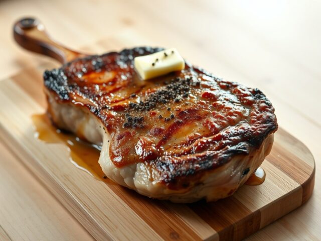 Côte à l’os van varkensvlees