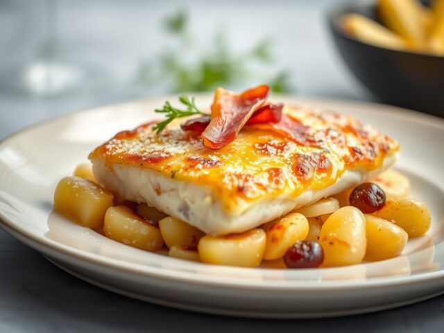 Cabillaud en Gratin (Gegratineerde Kabeljauw)