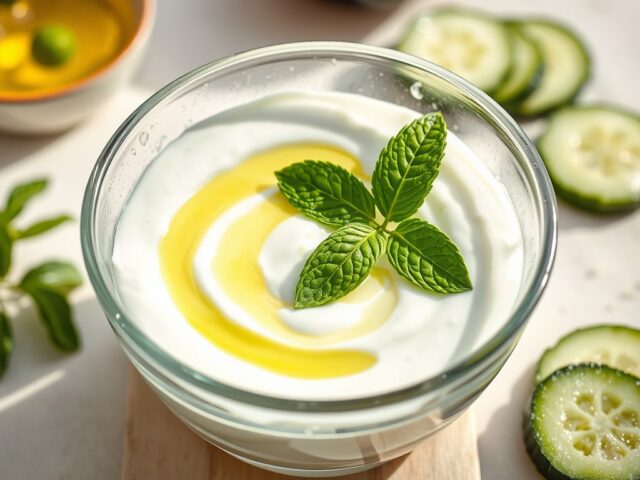 Cacik = Yogurt mint ,knoflook