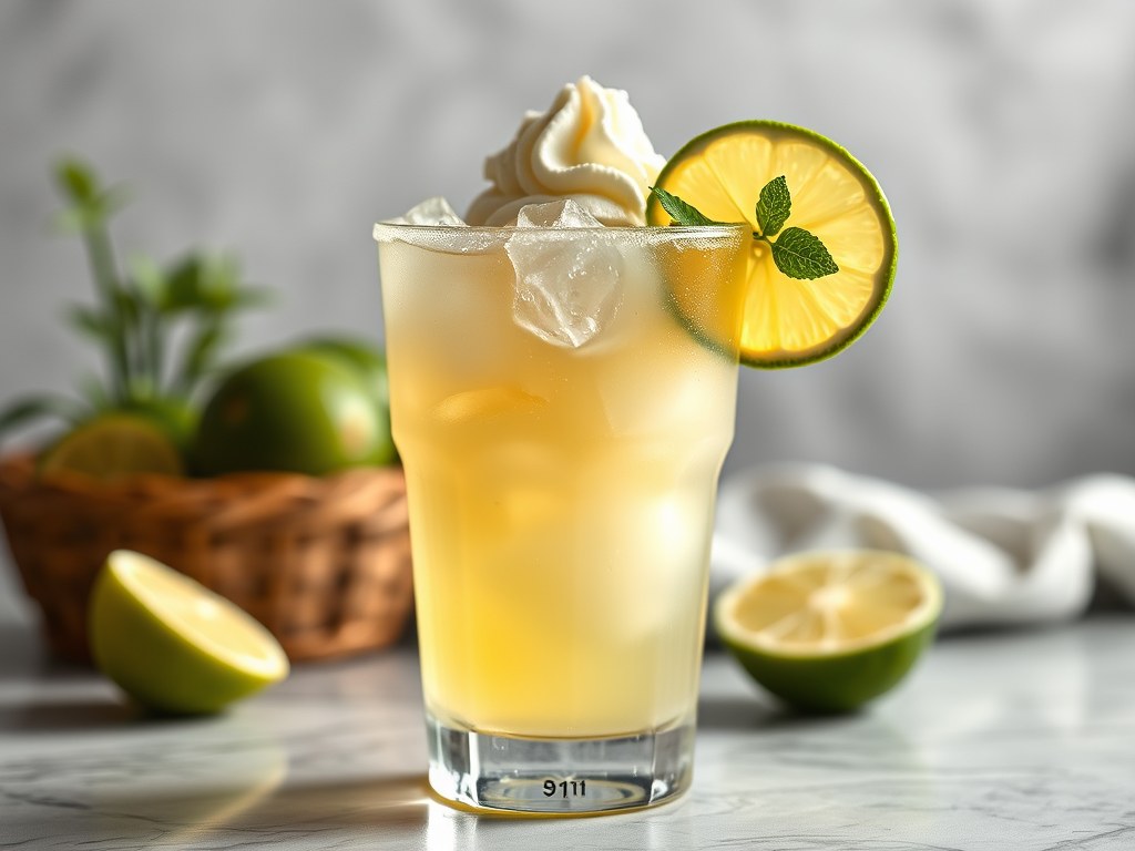 Caipirinha, AI-gegenereerde illustratie