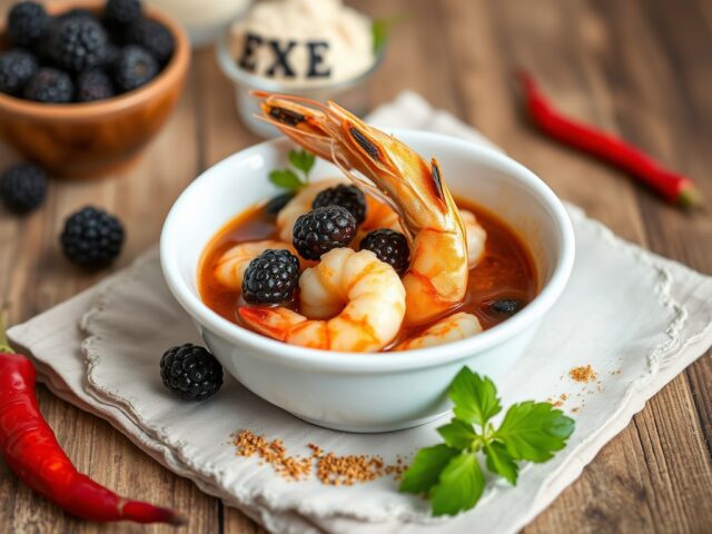 Cajun garnalen en garnalenfond
