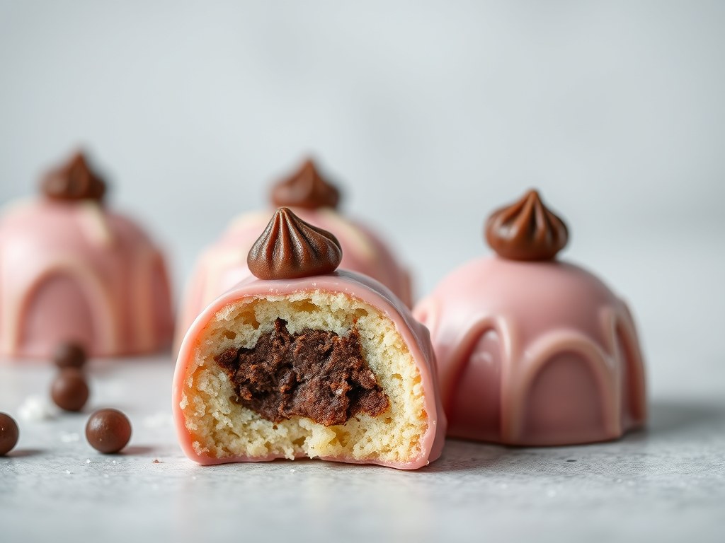 Cake-bonbons, AI-gegenereerde illustratie