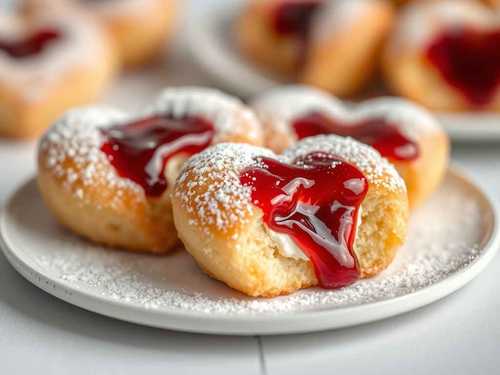 Cake hartjes, AI-gegenereerde illustratie