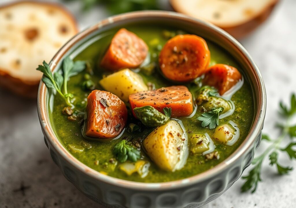 Caldo verde, AI-gegenereerde illustratie