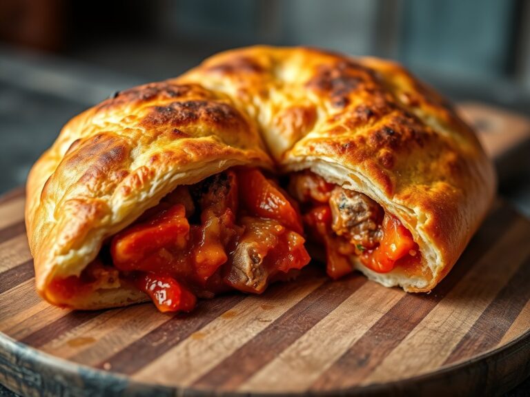 Calzone met shoarma