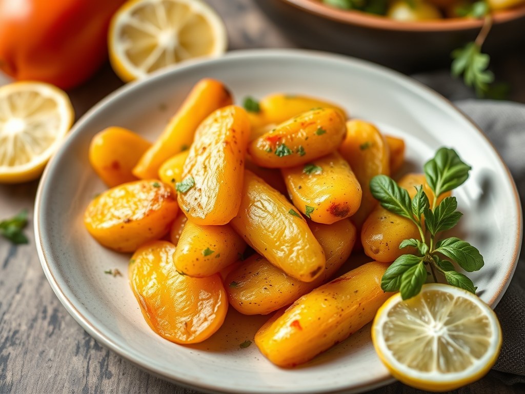 Canarische aardappeltjes, AI-gegenereerde illustratie