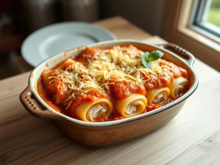 Cannelloni met Ricotta en Kip