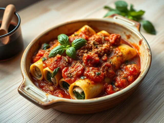 Cannelloni met snijbiet