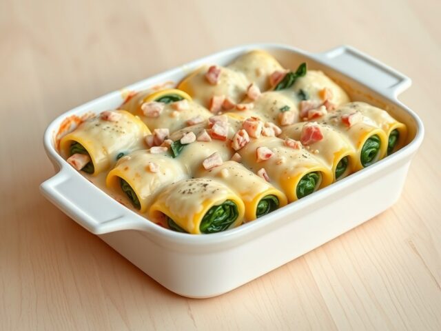 Cannelloni met spinazie