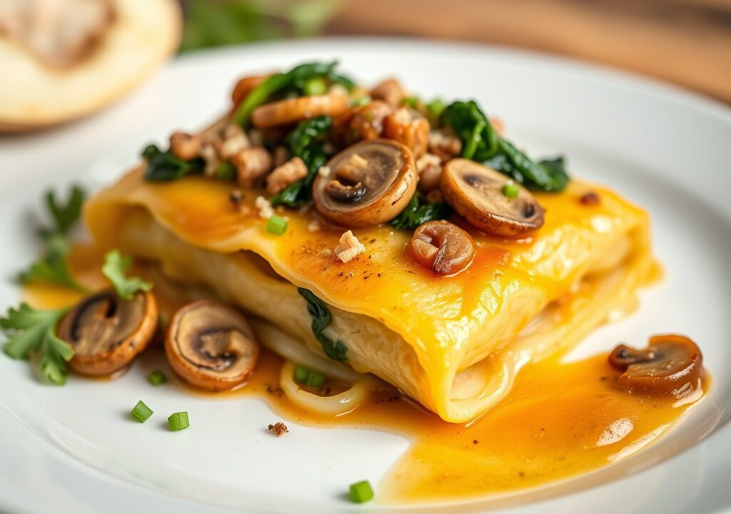 Canneloni surprise, AI-gegenereerde illustratie