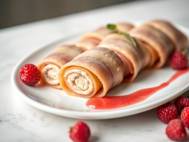 Canneloni van ganzenham met een mousse(zie opm)