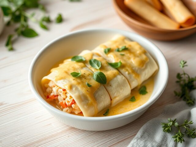 Canneloni van kreeft met mascarpone en aardappel