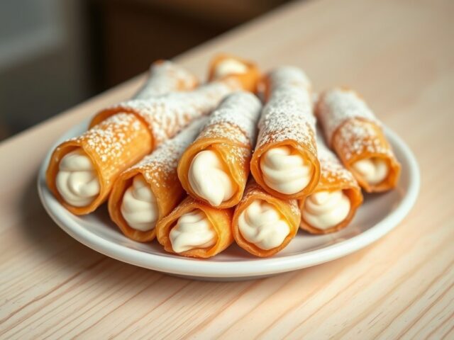 Cannoli di ricotta: gevuld rolletje