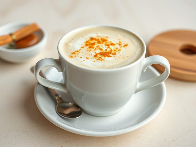 Cappucino van knolselderij: