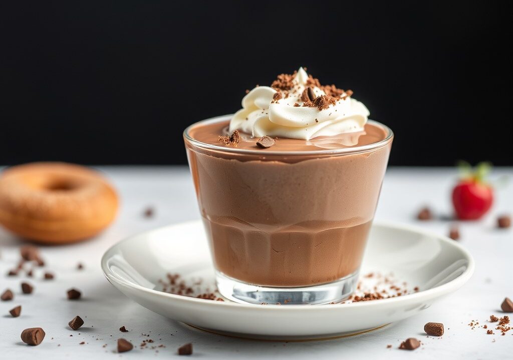 Cappucinomousse, AI-gegenereerde illustratie