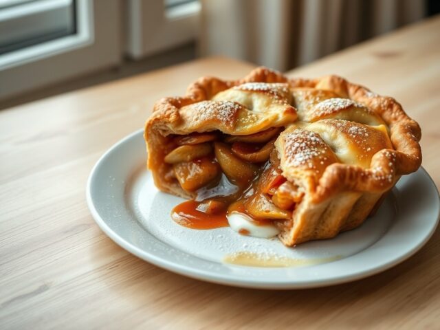 Caramel appeltaart