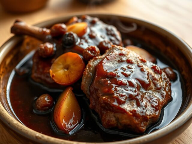 Carbonades met Appel uit de Slow Cooker