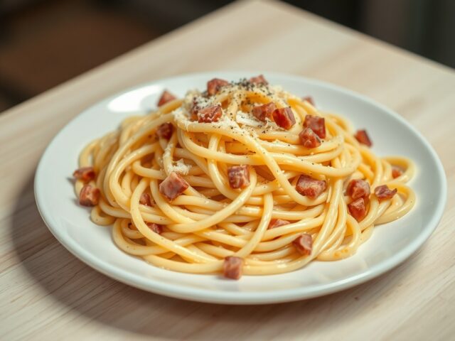 carbonara (ham-roomsaus)