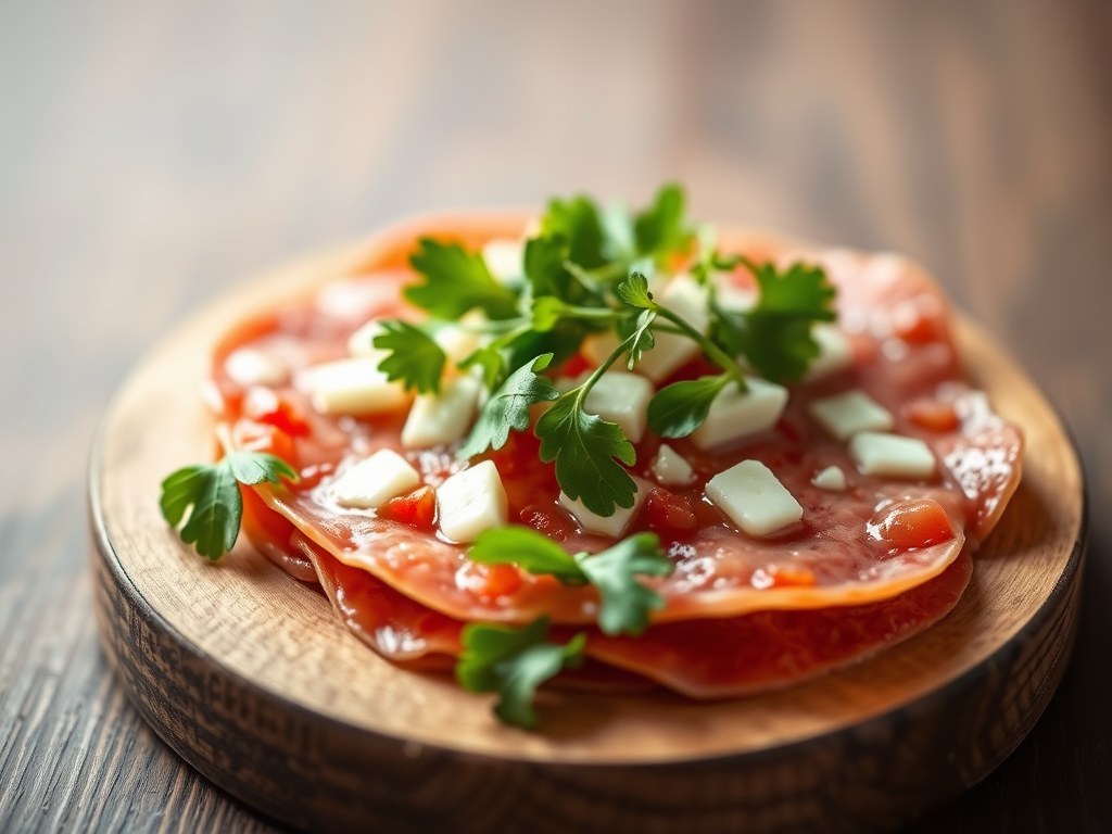 Carpaccio, AI-gegenereerde illustratie