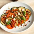 Carpaccio van courgette en tomaat