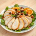 Carpaccio van gerookte kip met boerenjongens