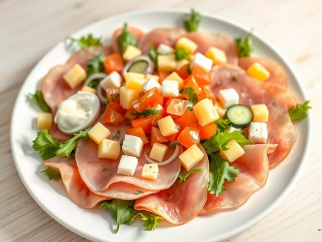 Carpaccio van ham