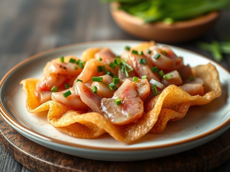 Carpaccio van kalfsvlees met tonijn