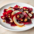 Carpaccio van rode biet met appel