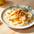 Carpaccio van venkel en appel