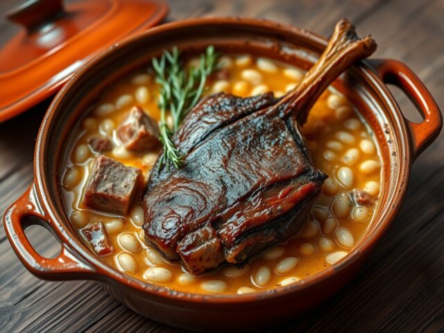 Cassoulet met Varkensvlees en Confit de Canard
