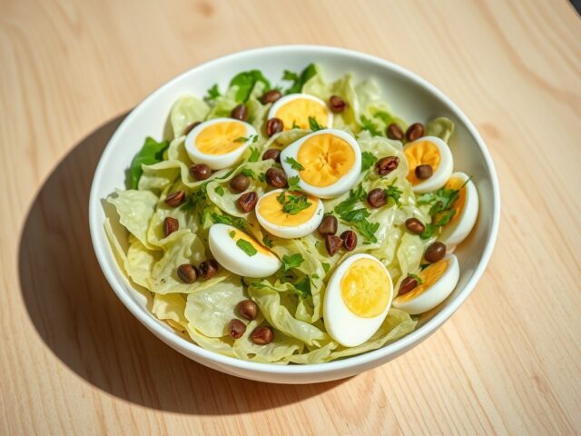 Cesarsalade met witloof