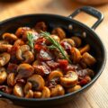 Cham­pig­nons met spek