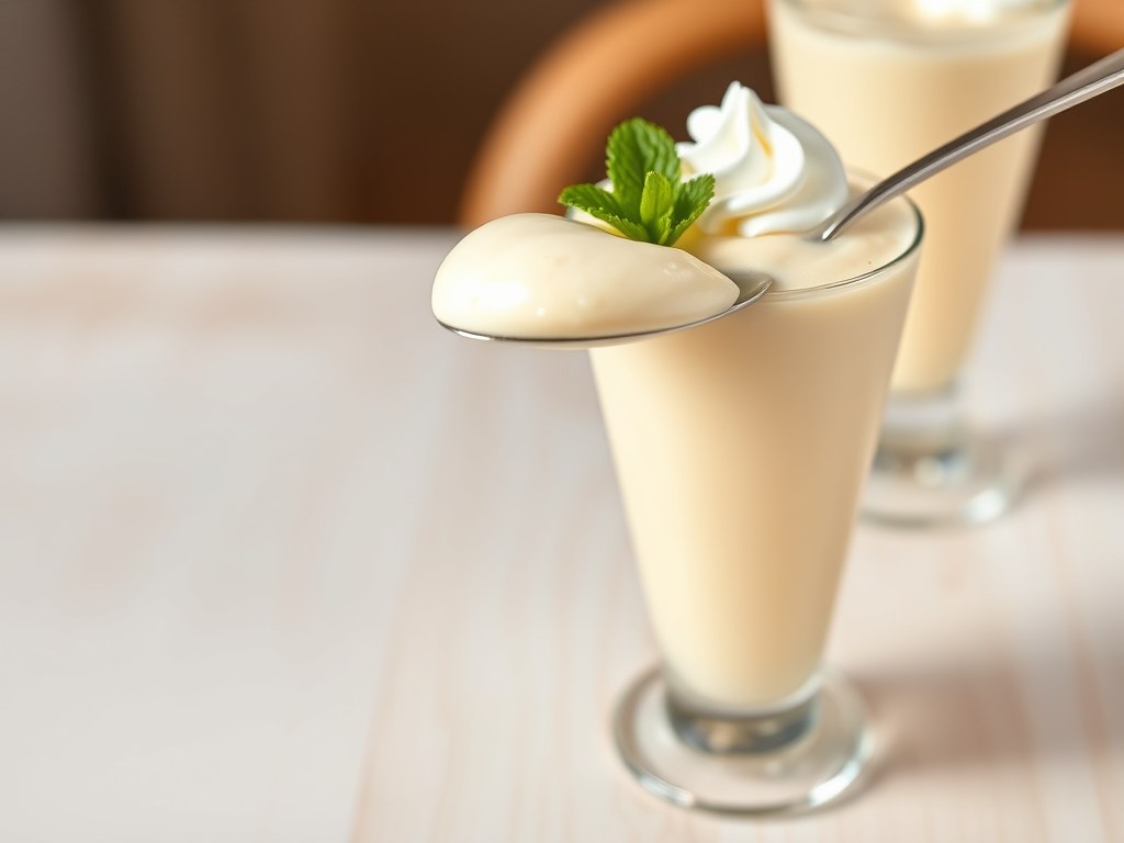 Champagnemousse, AI-gegenereerde illustratie