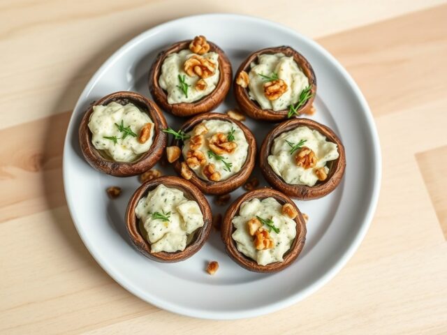 Champignon gorgonzola