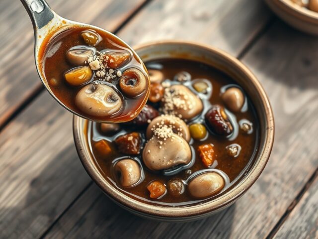 Champignon rozijnensaus