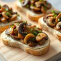Champignons-en tuinkerssandwiches