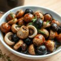 Champignons in balsamico azijn en tijm