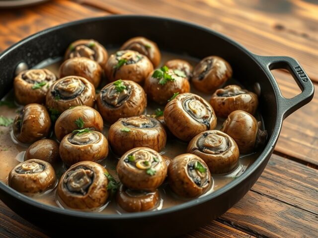 Champignons in wijn