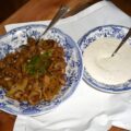 Champignons met knoflooksaus (zoals op de kerstmarkt)