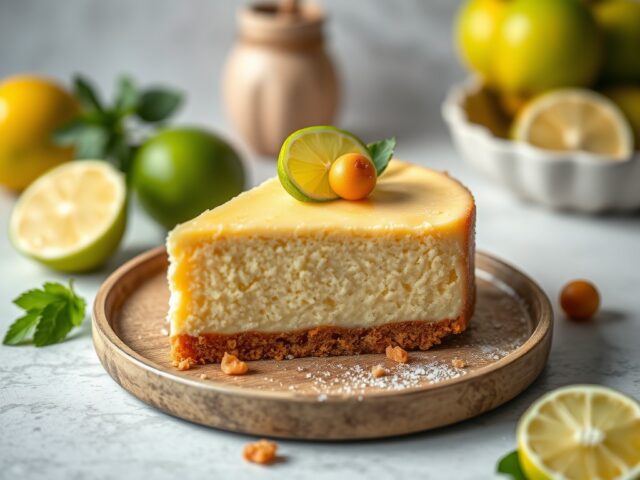 Cheescake met limoen