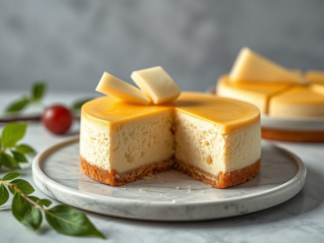 Cheesecake met kwark