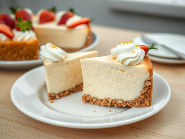Cheesecake with berries