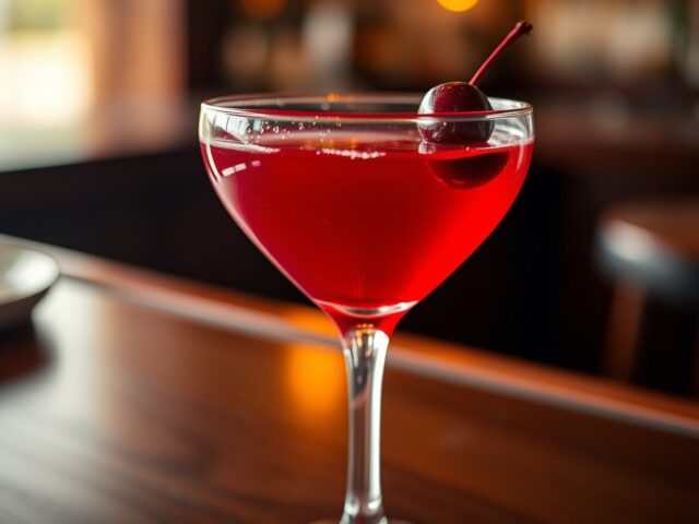 Cherry Cosmo Martini