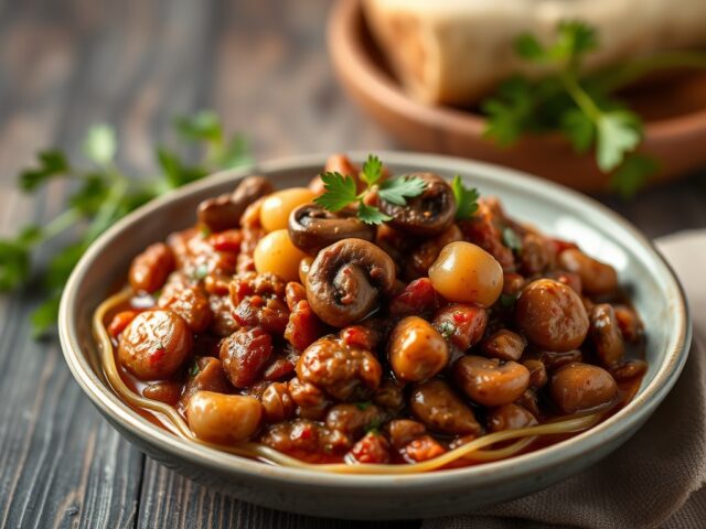Chili con carne — AI-gegenereerde illustratie