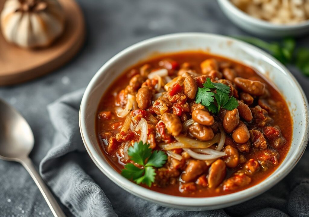 Chili con Carne II — AI-gegenereerde illustratie