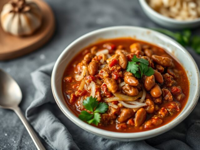 Chili con Carne II — AI-gegenereerde illustratie