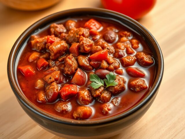 Chili con carne uit Mexico