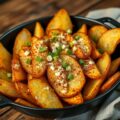 Chili gebakken aardappels