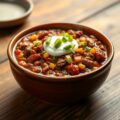 Chili nr. 2 met kidneybonen en maïs